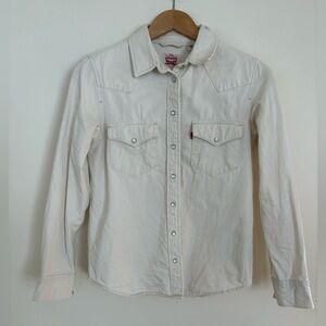 Levi's Off-White Button-Up Shirt